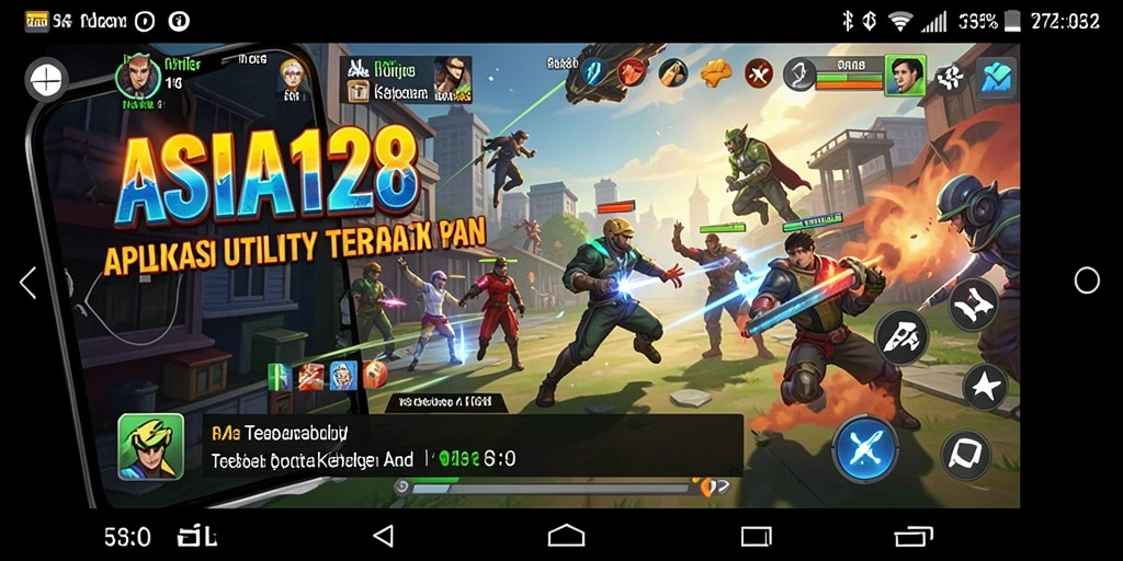 Tampilan antarmuka utama ASIA128 yang intuitif dan user-friendly.