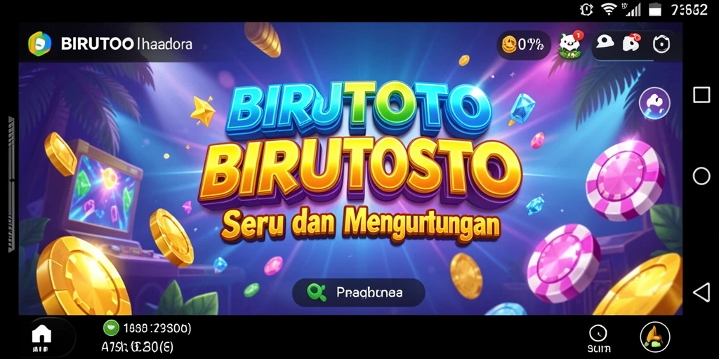 Tampilan menarik dari gameplay BIRUTOTO yang seru.