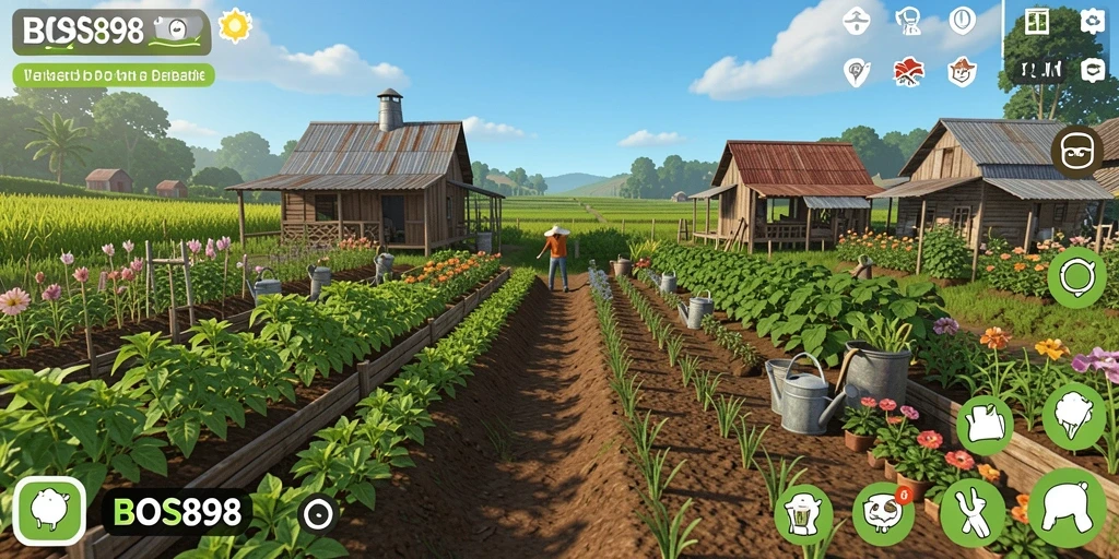 Screenshot mendalam tentang gameplay pertanian yang menyenangkan.