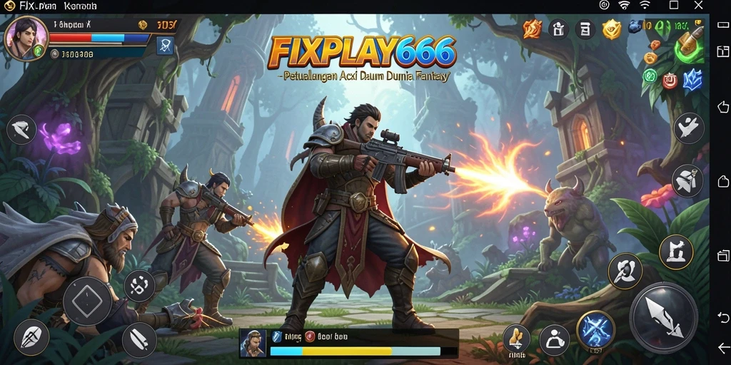 Gameplay seru FIXPLAY666 dengan pertarungan yang mendebarkan dalam dunia fantasi.