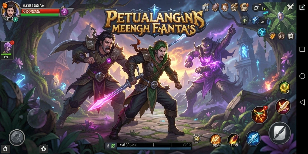 Screenshot gameplay GT108 menunjukkan aksi seru dalam petualangan fantastis.