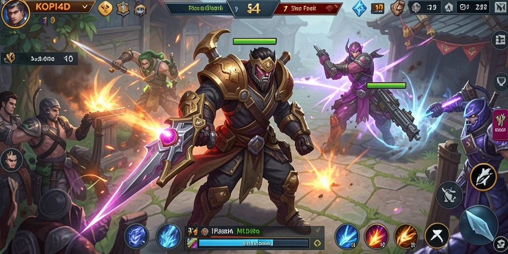 Tampilan gameplay seru dalam KOPI4D yang penuh strategi.