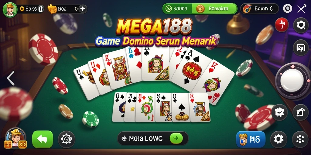 Tampilan gameplay Domino yang menegangkan dan interaktif.