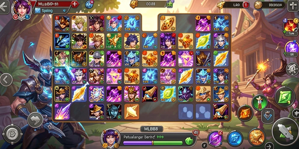 Gameplay seru MLBB8 dengan tantangan Match-3 yang menarik.