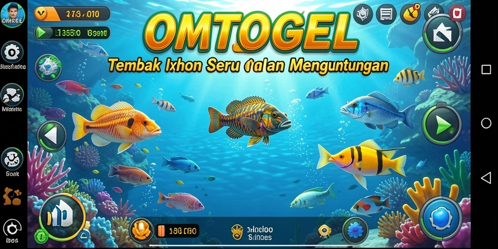 Gameplay seru Tembak Ikan dengan grafis yang memukau.