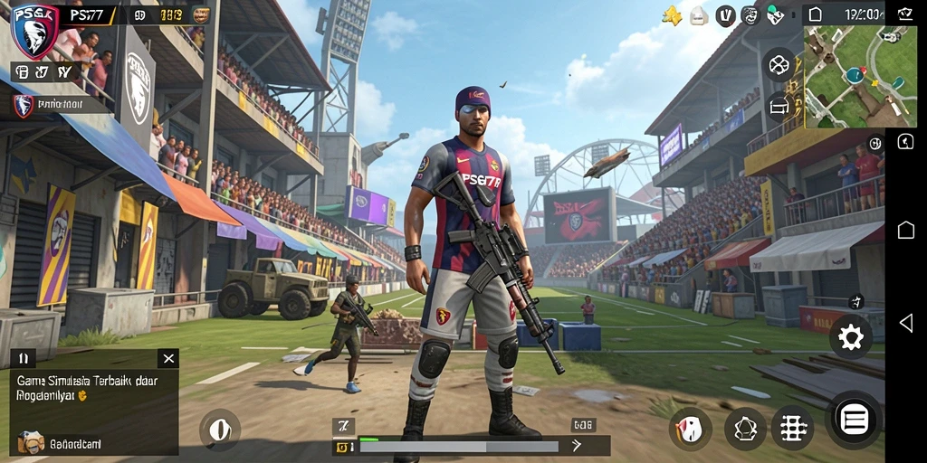 Tangkapan layar menunjukkan gameplay menarik dari PSG77 dengan interaksi simulasi yang mendalam.