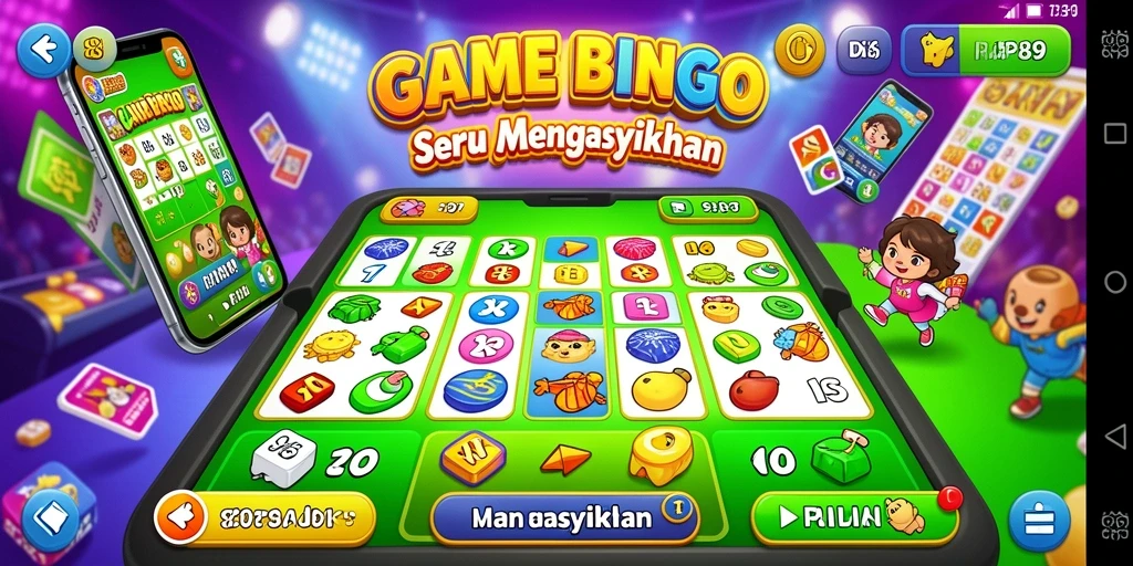 Screenshot gameplay RAP89 menunjukan keseruan bermain Bingo.