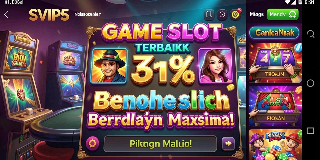 Tampilan menarik dari gameplay Slot SVIP5 yang mengasyikkan.