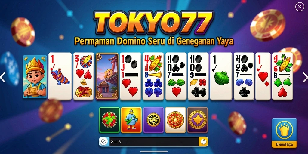 Gameplay seru dan menantang permainan Domino.