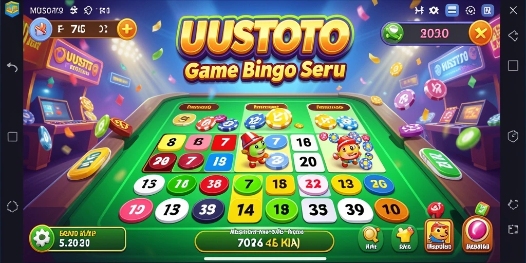 Tampilan menarik dari gameplay Bingo di UUSTOTO.