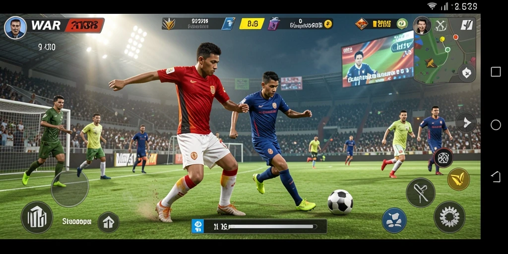 Tampilan utama gameplay WAR138 dengan aksi olahraga yang mendebarkan.