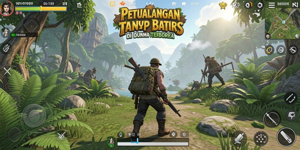 Screenshot gameplay WIN199 menunjukkan petualangan eksplorasi yang mendalam.